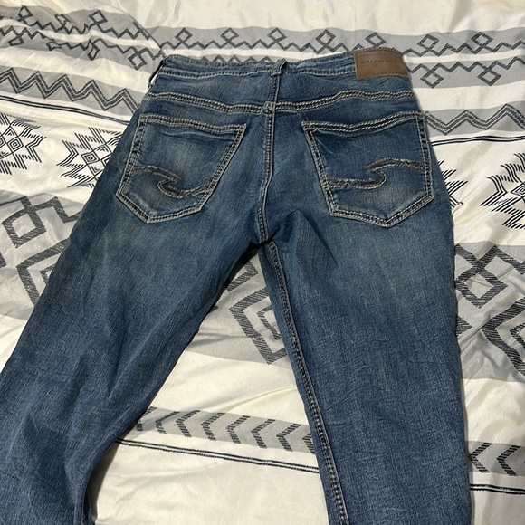 Silver Jeans Gordie Loose fit Straight Leg 30 Waist 30 Length - Picture 4 of 5